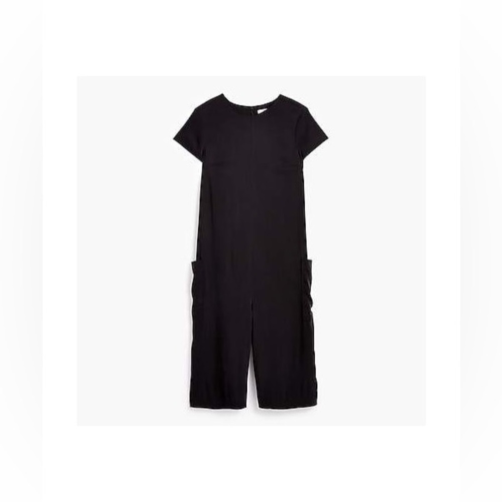 Universal Standard for J.Crew Cupro wide-leg jumpsuit size small J8445 - Picture 4 of 16